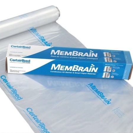 Membrain 8 ft. x 100 ft. Air Barrier with Smart Vapor Retarder, 2PK 902008